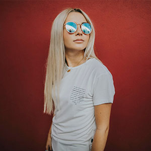Camiseta blanca mujer
